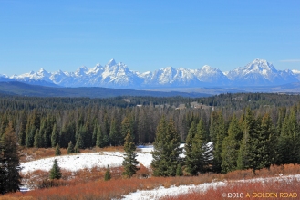 Our First Glimpse at Tetons